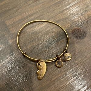 Alex and Ani Gold Friends Charm Bangle